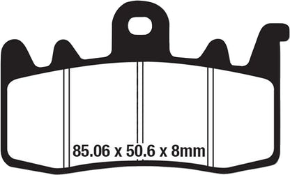 EBC BRAKE PAD SINT GPFAX630HH GPFAX630HH