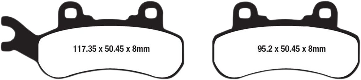 EBC BRAKE PAD FA-R SERIES SINTERED METAL FA683R