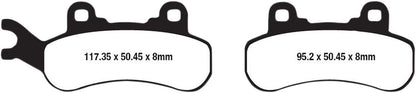 EBC BRAKE PAD FA-R SERIES SINTERED METAL FA683R