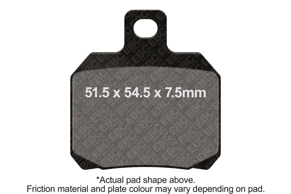 EBC BRAKE PAD EPFA-SERIES EXTREME PRO SINTER EPFA266HH