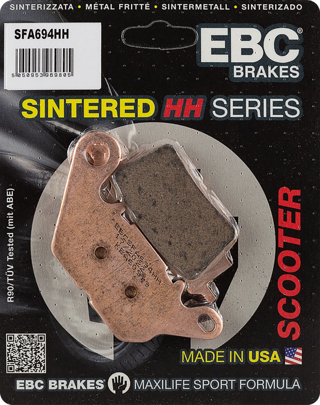EBC BRAKE PAD HH SINT SCOOTER SFA694HH