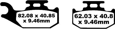 EBC BRAKE PAD FA-TT SERIES CARBON FIBER FA317TT
