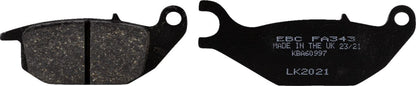 EBC BRAKE PAD FA SERIES ORGANIC FA343