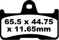 EBC BRAKE PAD FA-TT SERIES CARBON FIBER FA344TT