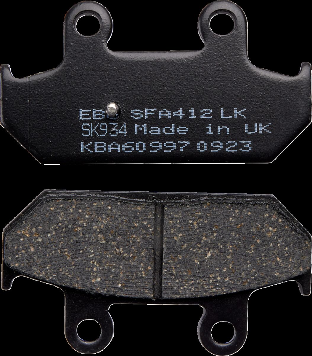 EBC BRAKE PAD SFA SERIES ORGANIC SFA412