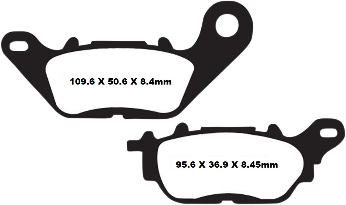 EBC BRAKE PAD SFA SERIES ORGANIC SFA464