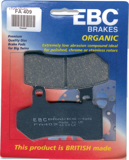 EBC BRAKE PAD FA SERIES ORGANIC FA409