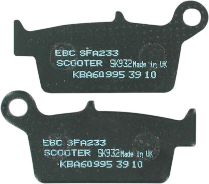 EBC BRAKE PAD SFA SERIES ORGANIC SFA233