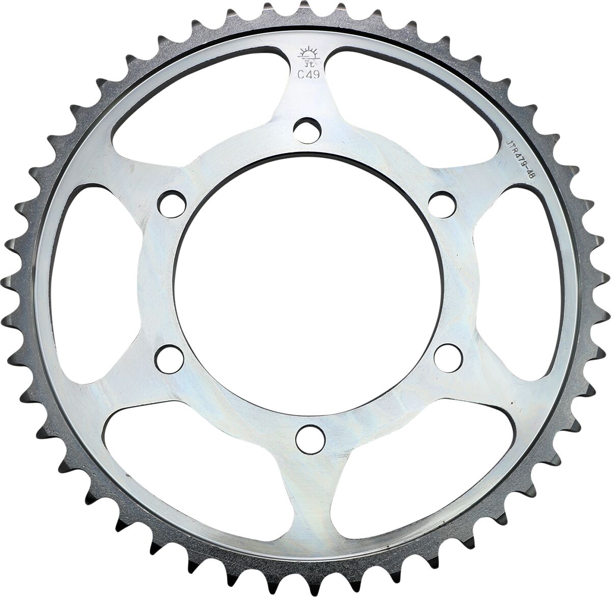 JT SPROCKETS JTR479.48 REAR REPLACEMENT SPROCKET 48 TEETH 530 PITCH NATURAL STEEL JTR479.48