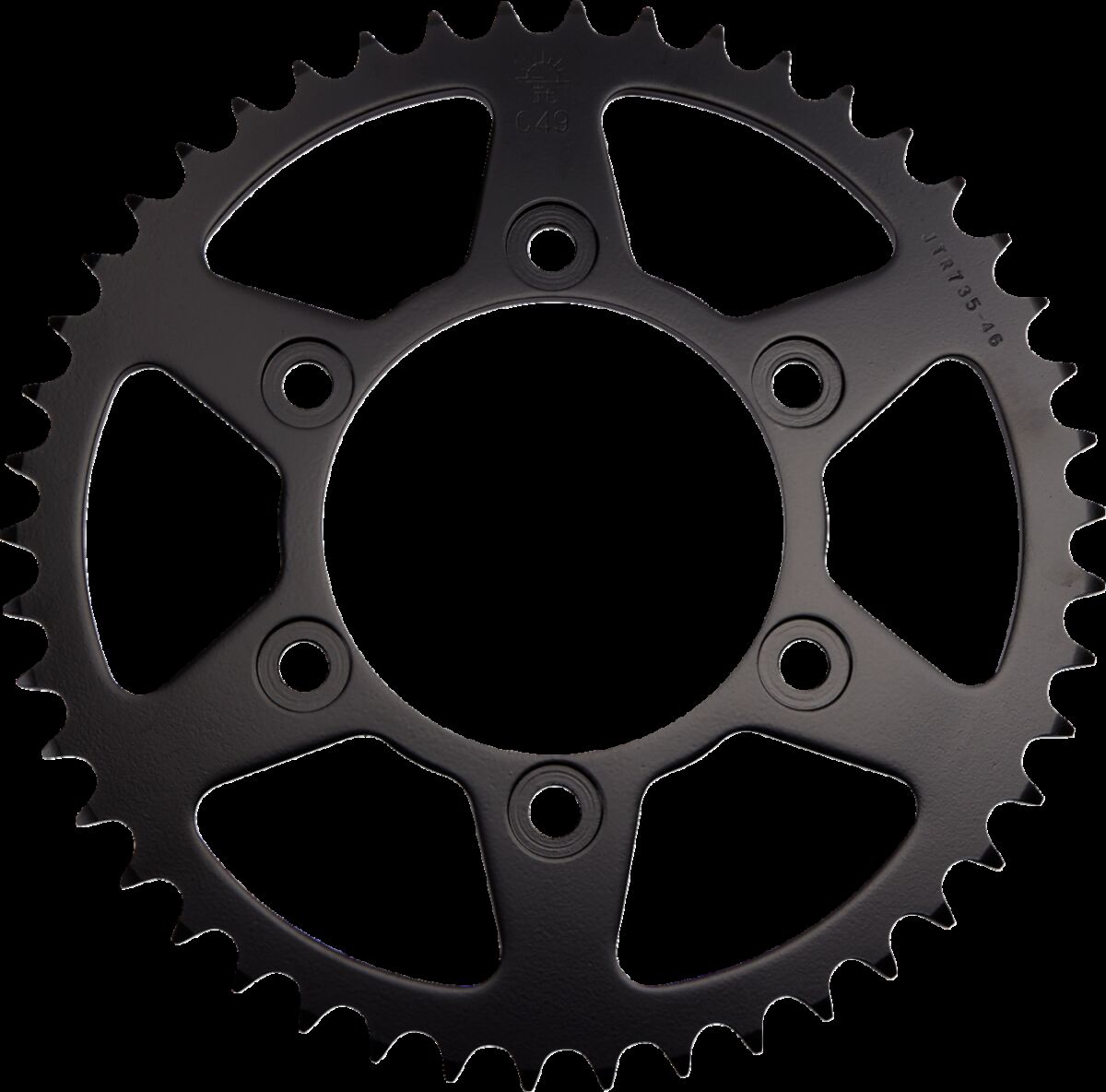JT SPROCKETS JTR735.46 REAR REPLACEMENT SPROCKET 46 TEETH 520 PITCH NATURAL STEEL JTR735.46