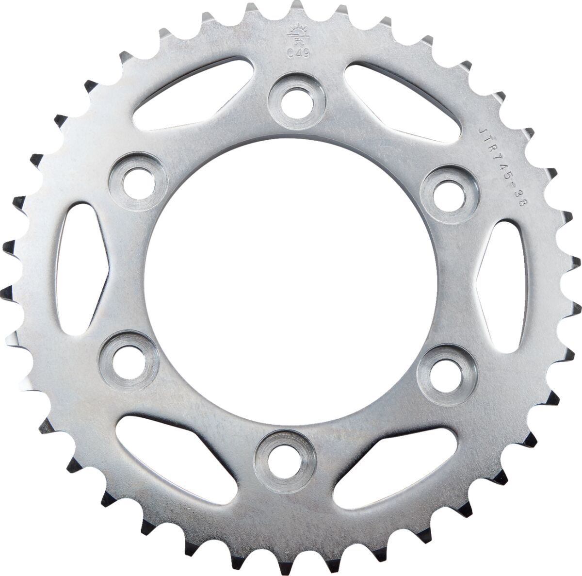 JT SPROCKETS JTR745.38 REAR REPLACEMENT SPROCKET 38 TEETH 525 PITCH NATURAL STEEL JTR745.38