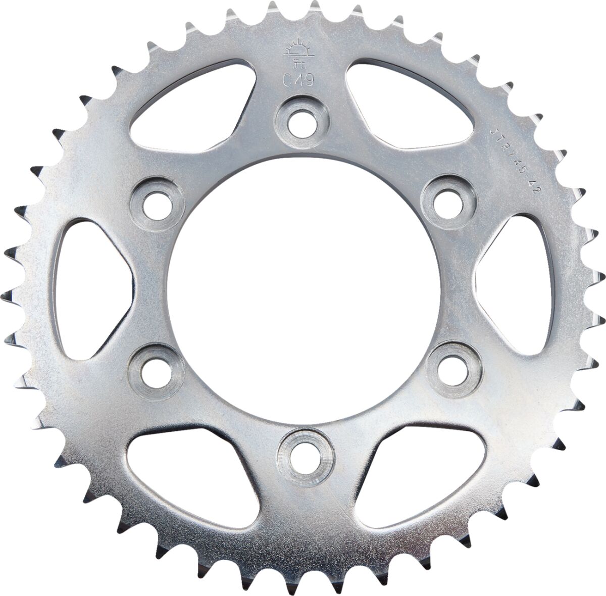 JT SPROCKETS JTR745.42 REAR REPLACEMENT SPROCKET 42 TEETH 525 PITCH NATURAL STEEL JTR745.42