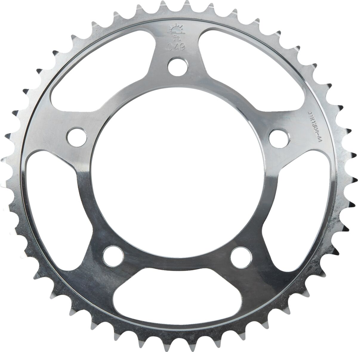 JT SPROCKETS JTR1304.44 REAR REPLACEMENT SPROCKET 44 TEETH 525 PITCH NATURAL STEEL JTR1304.44