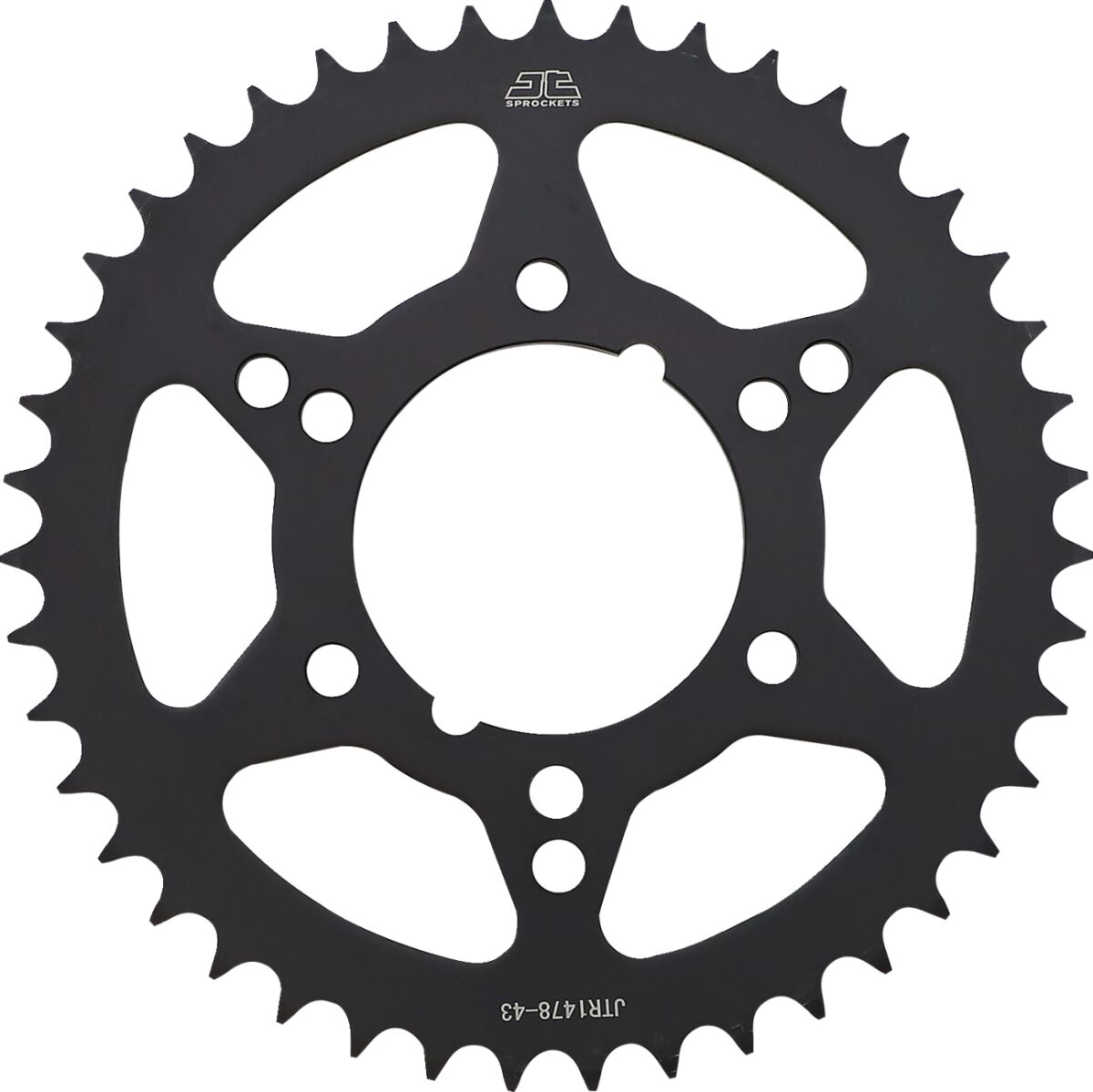 JT SPROCKETS JTR1478.43 REAR REPLACEMENT SPROCKET 43 TEETH 520 PITCH NATURAL STEEL JTR1478.43
