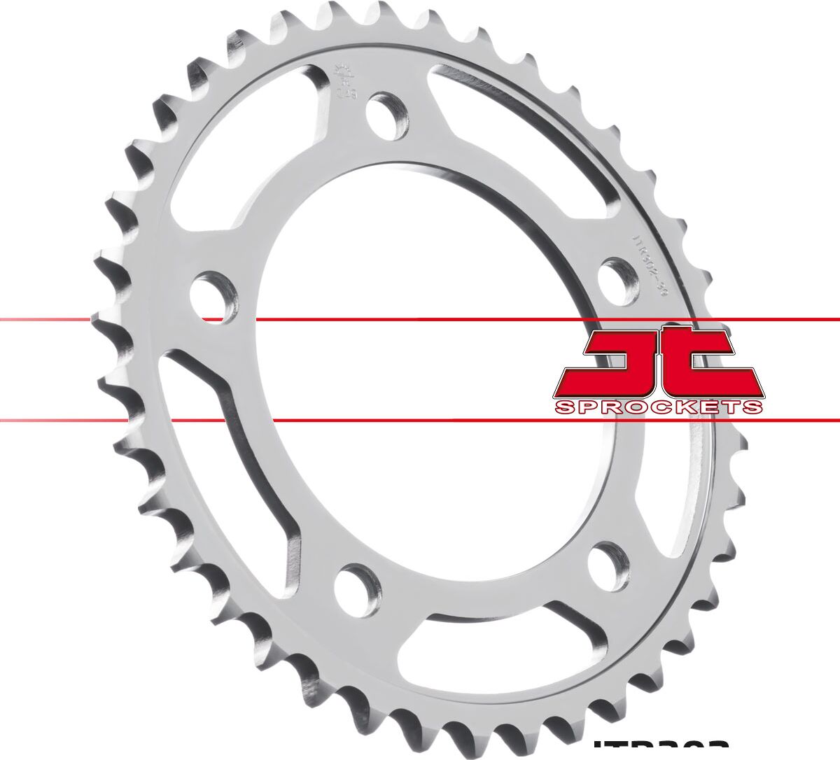 JT SPROCKETS JTR302.39 REAR REPLACEMENT SPROCKET 39 TEETH 50 PITCH NATURAL STEEL JTR302.39