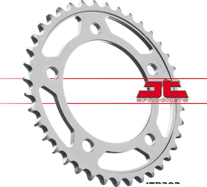 JT SPROCKETS JTR302.39 REAR REPLACEMENT SPROCKET 39 TEETH 50 PITCH NATURAL STEEL JTR302.39