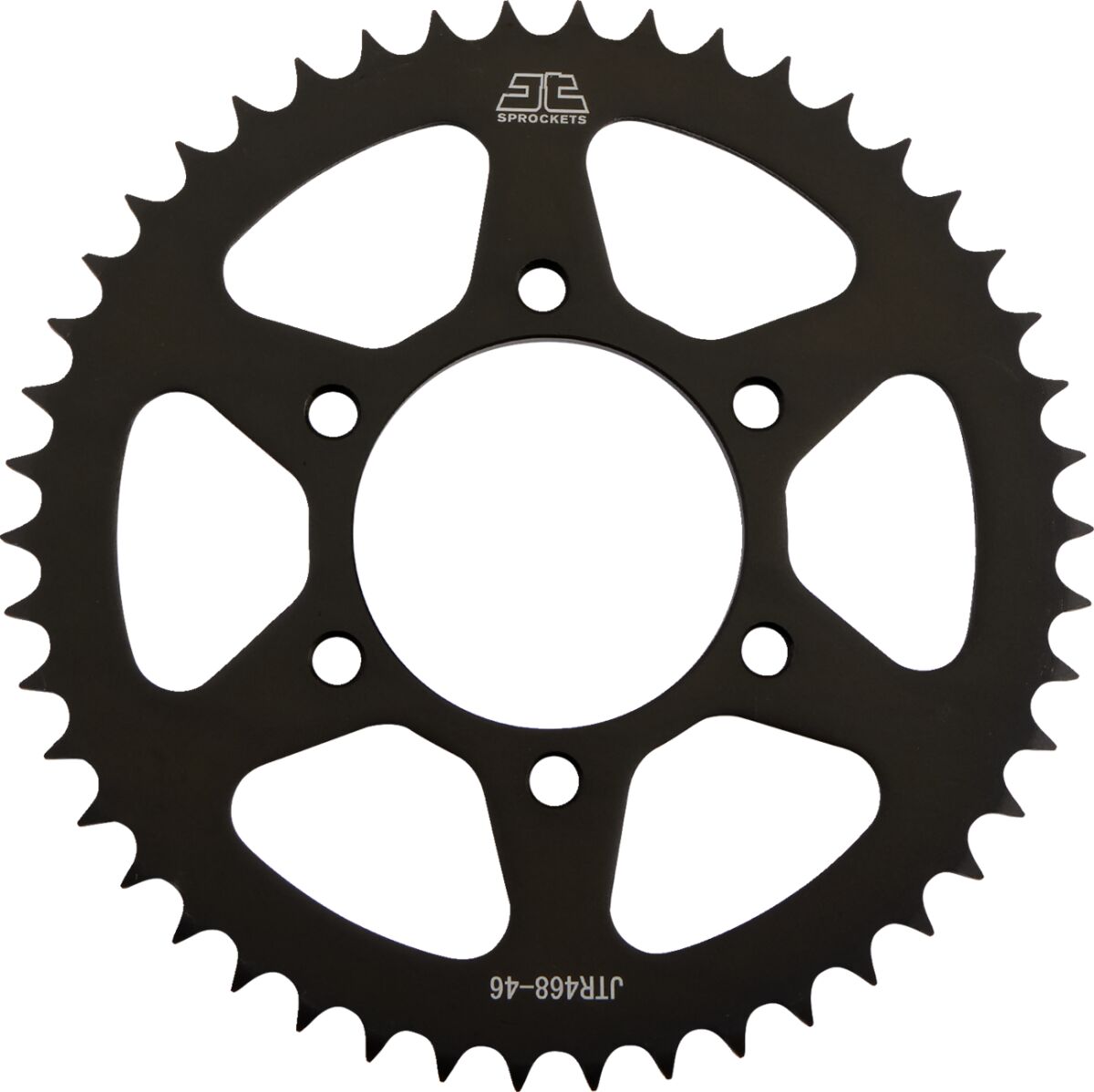 JT SPROCKETS JTR468.46 REAR REPLACEMENT SPROCKET 46 TEETH 428 PITCH NATURAL STEEL JTR468.46