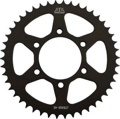 JT SPROCKETS JTR468.46 REAR REPLACEMENT SPROCKET 46 TEETH 428 PITCH NATURAL STEEL JTR468.46
