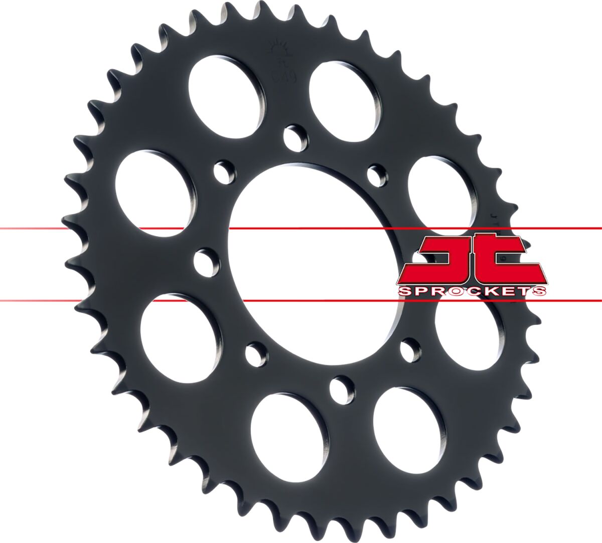 JT SPROCKETS JTR819/2.41 REAR REPLACEMENT SPROCKET 41 TEETH 520 PITCH NATURAL C49 HIGH CARBON STEEL JTR819/2.41