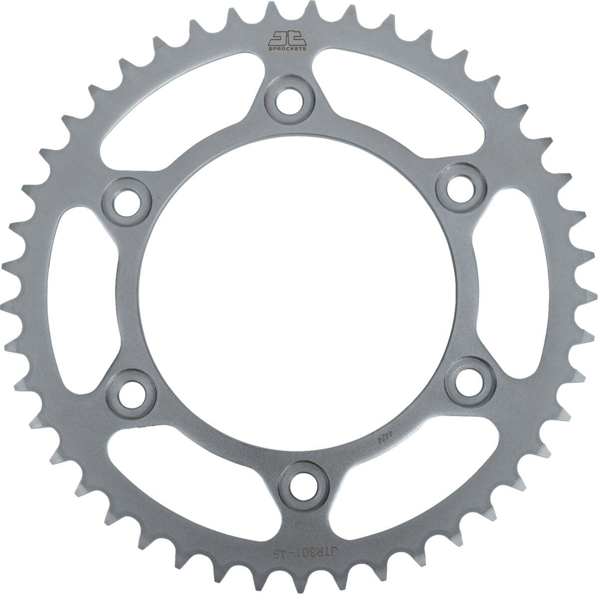 JT SPROCKETS JTR301.45 REAR REPLACEMENT SPROCKET 45 TEETH 520 PITCH NATURAL STEEL JTR301.45