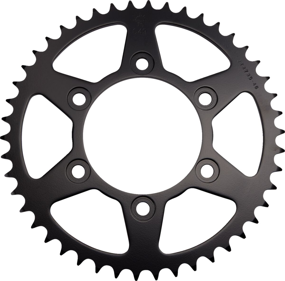 JT SPROCKETS JTR735.45 REAR REPLACEMENT SPROCKET 45 TEETH 520 PITCH NATURAL CARBON STEEL JTR735.45