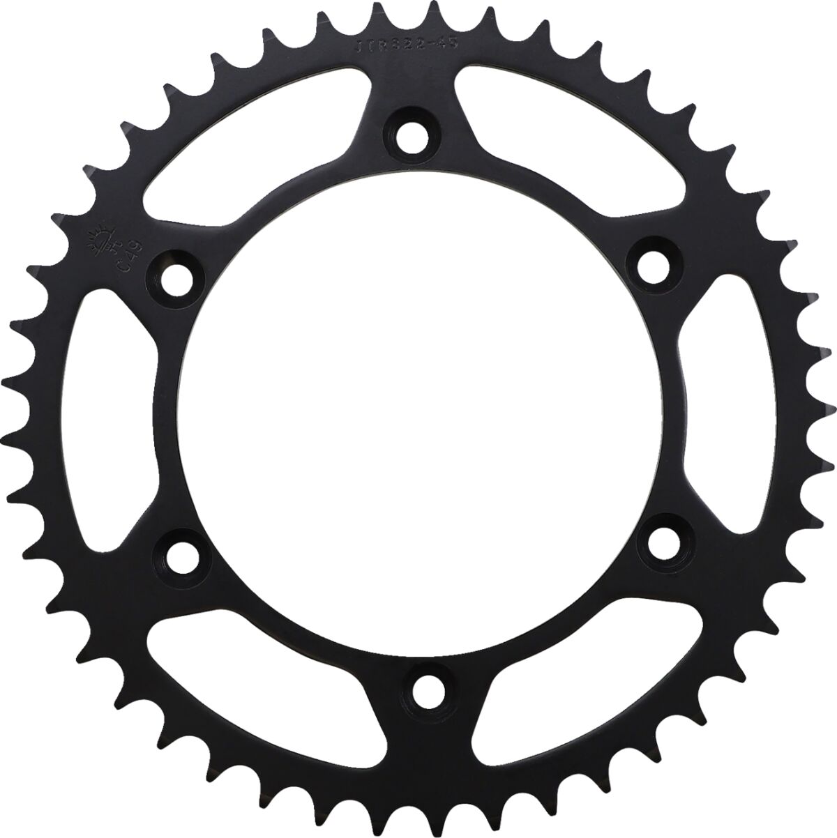 JT SPROCKETS JTR822.45 REAR REPLACEMENT SPROCKET 45 TEETH 520 PITCH NATURAL C49 HIGH CARBON STEEL JTR822.45