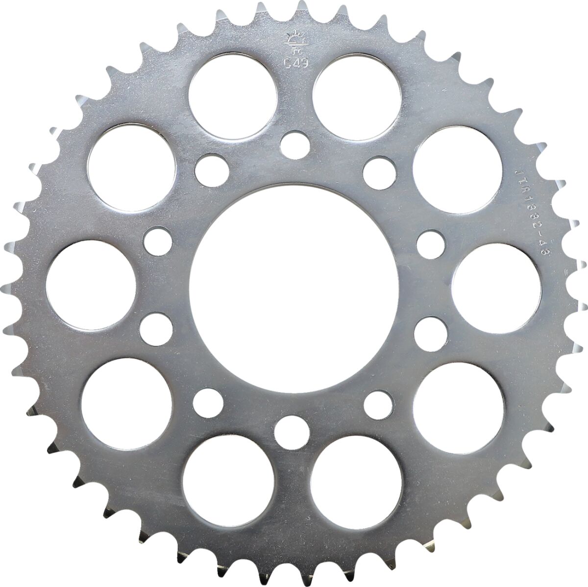 JT SPROCKETS JTR1332.43 REAR REPLACEMENT SPROCKET 43 TEETH 525 PITCH NATURAL C49 HIGH CARBON STEEL JTR1332.43