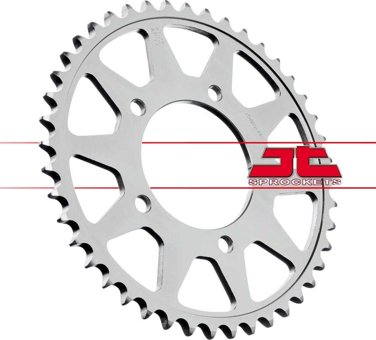 JT SPROCKETS JTR829.44 REAR REPLACEMENT SPROCKET 44 TEETH 530 PITCH NATURAL C49 HIGH CARBON STEEL JTR829.44