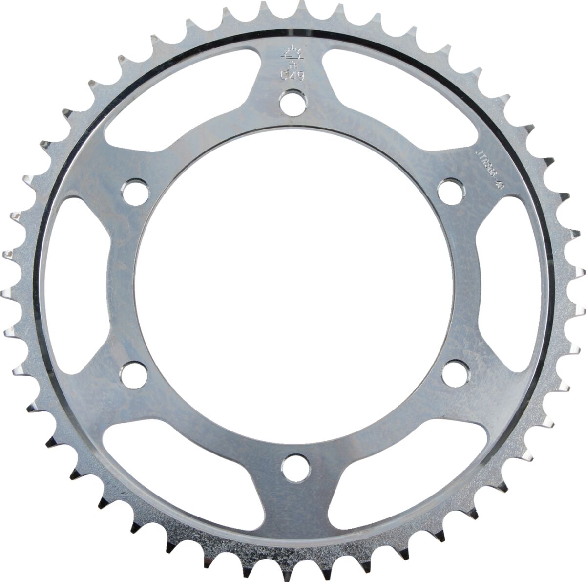 JT SPROCKETS JTR866.46 REAR REPLACEMENT SPROCKET 46 TEETH 532 PITCH NATURAL C49 HIGH CARBON STEEL JTR866.46