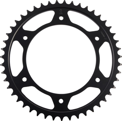 JT SPROCKETS JTR6.47 REAR REPLACEMENT SPROCKET 47 TEETH 525 PITCH NATURAL C49 HIGH CARBON STEEL JTR6.47