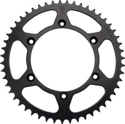 JT SPROCKETS JTR822.51 REAR REPLACEMENT SPROCKET 51 TEETH 520 PITCH NATURAL C49 HIGH CARBON STEEL JTR822.51