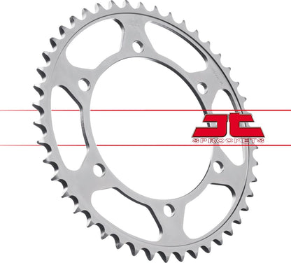 JT SPROCKETS JTR300.46 REAR REPLACEMENT SPROCKET 46 TEETH 525 PITCH NATURAL C49 HIGH CARBON STEEL JTR300.46