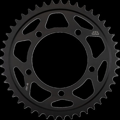 JT SPROCKETS JTR7.45 REAR REPLACEMENT SPROCKET 45 TEETH 525 PITCH NATURAL C49 HIGH CARBON STEEL JTR7.45