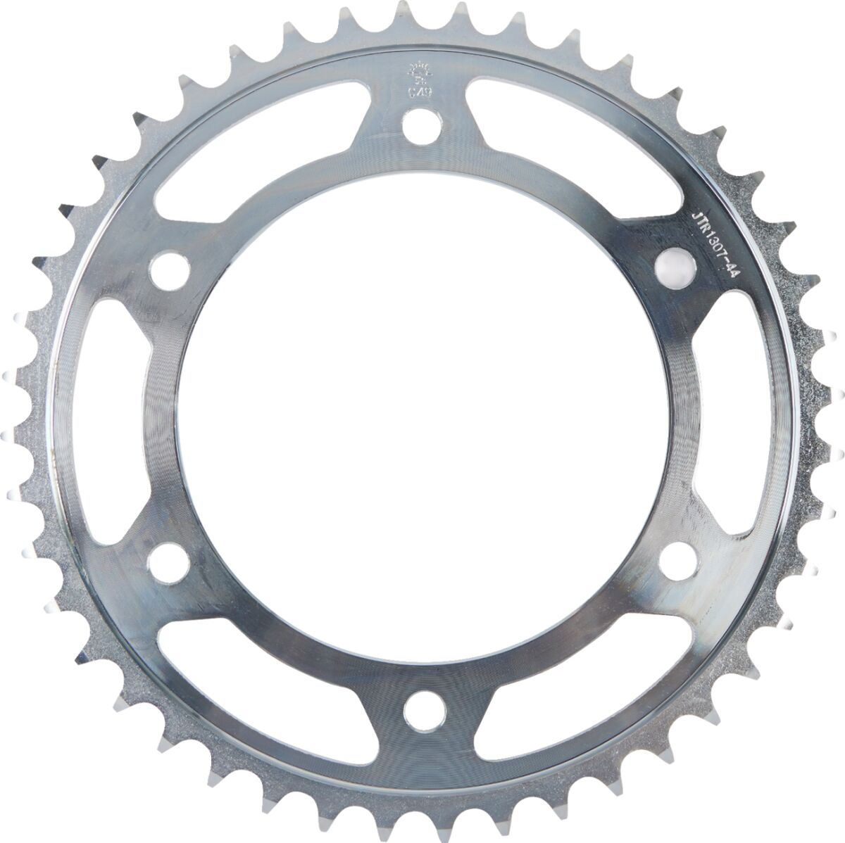 JT SPROCKETS JTR1307.44 REAR REPLACEMENT SPROCKET 44 TEETH 525 PITCH NATURAL C49 HIGH CARBON STEEL JTR1307.44