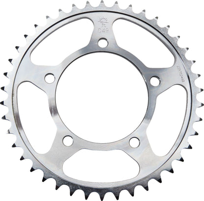 JT SPROCKETS JTR702.43 REAR REPLACEMENT SPROCKET 43 TEETH 525 PITCH NATURAL C49 HIGH CARBON STEEL JTR702.43