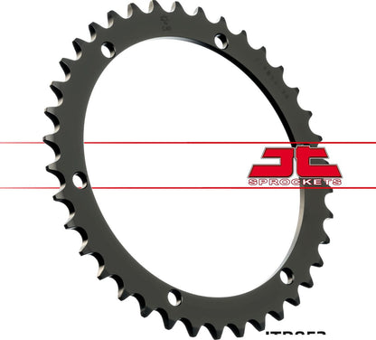 JT SPROCKETS JTR853.38 REAR REPLACEMENT SPROCKET 38 TEETH 520 PITCH BLACK C49 HIGH CARBON STEEL JTR853.38