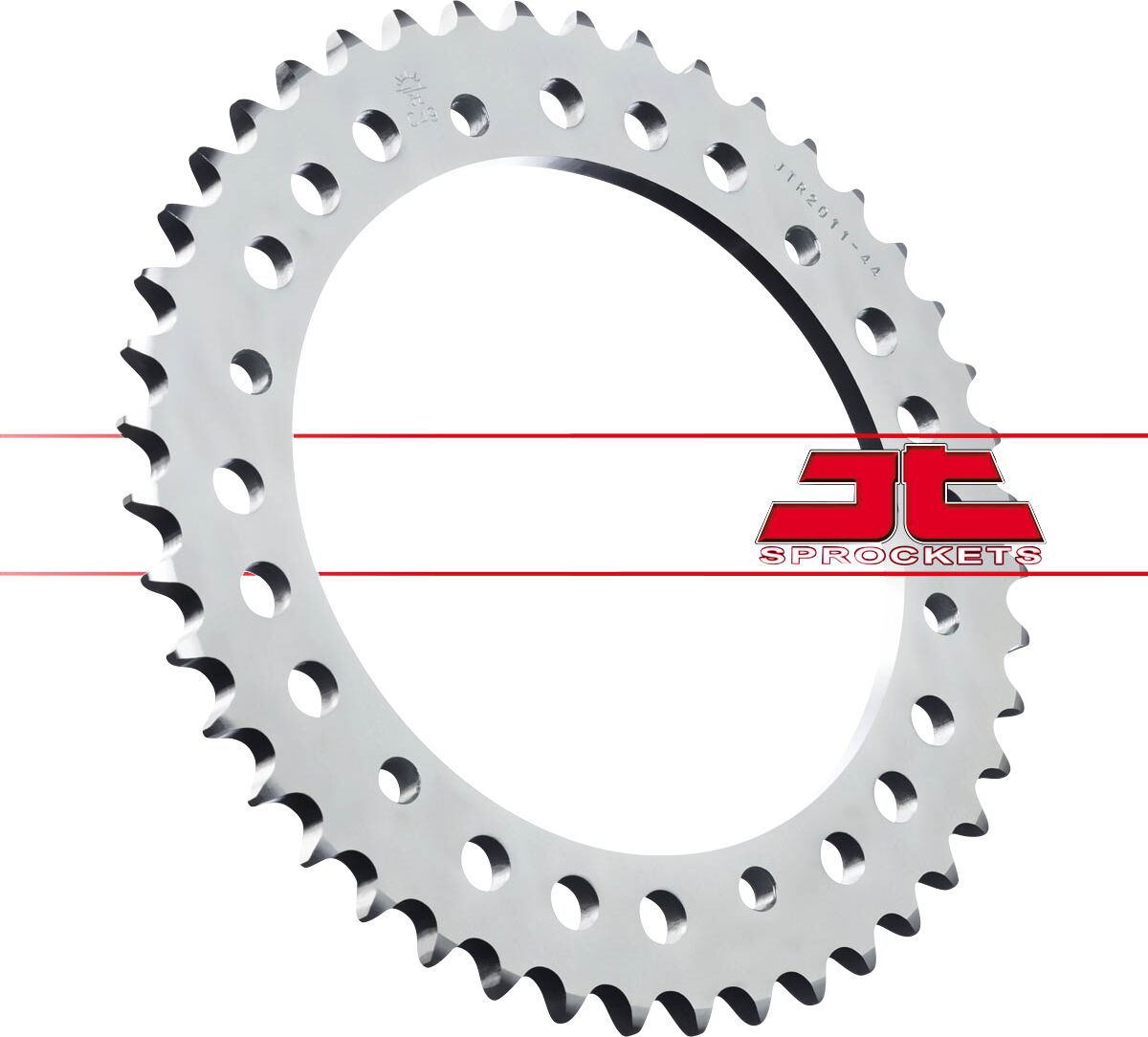 JT SPROCKETS JTR2011.44 REAR REPLACEMENT SPROCKET 44 TEETH 50 PITCH NATURAL C49 HIGH CARBON STEEL JTR2011.44