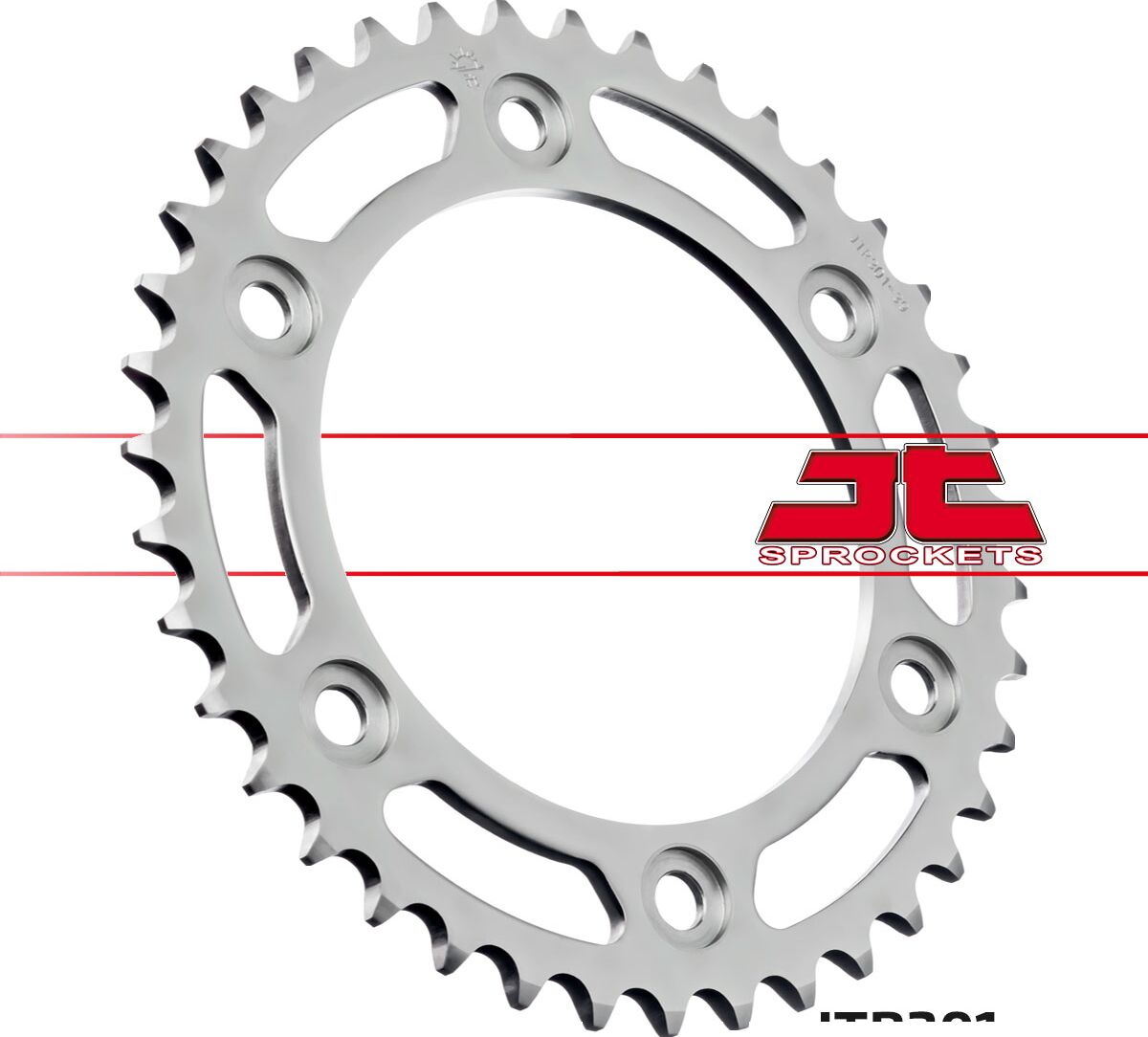 JT SPROCKETS JTR301.39 REAR REPLACEMENT SPROCKET 39 TEETH 520 PITCH BLACK C49 HIGH CARBON STEEL JTR301.39