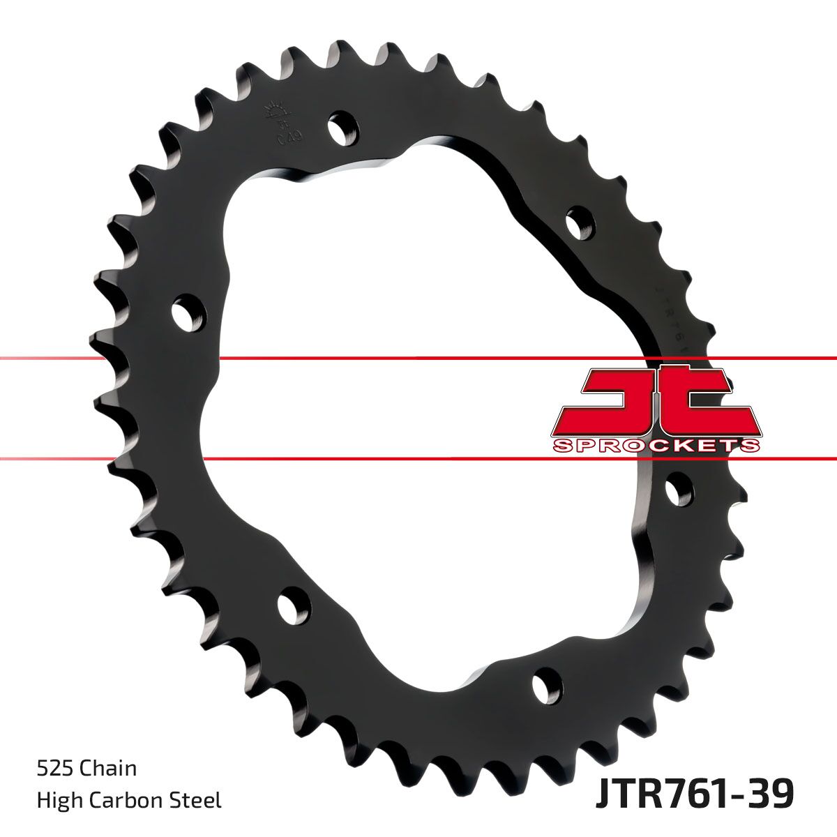JT SPROCKETS JTR761.39 REAR REPLACEMENT SPROCKET 39 TEETH 525 PITCH NATURAL / JTR761.39