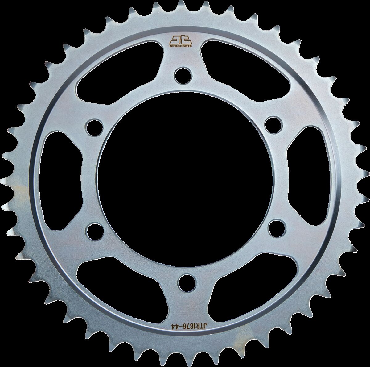 JT SPROCKETS JTR1876.44 REAR REPLACEMENT SPROCKET 44 TEETH 525 PITCH NATURAL C49 HIGH CARBON STEEL JTR1876.44