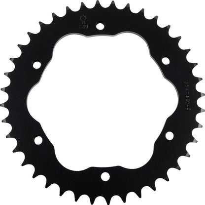 JT SPROCKETS JTR763.40 REAR REPLACEMENT SPROCKET 40 TEETH 530 PITCH NATURAL C49 HIGH CARBON STEEL JTR763.40