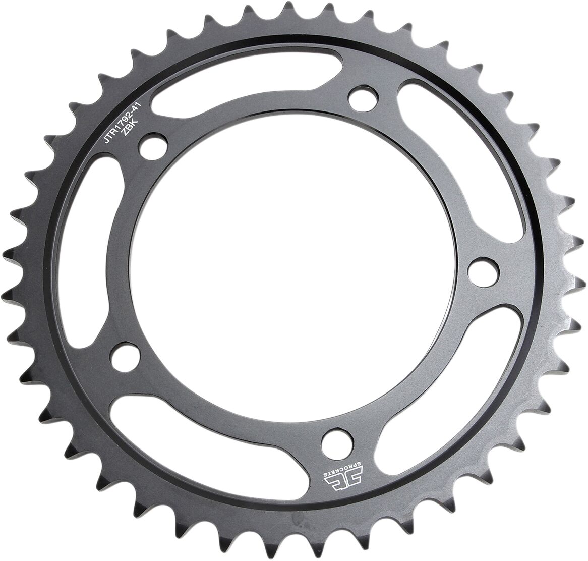JT SPROCKETS JTR1792.41ZBK REAR REPLACEMENT SPROCKET 41 TEETH 525 PITCH NATURAL C49 HIGH CARBON STEEL JTR1792.41ZBK