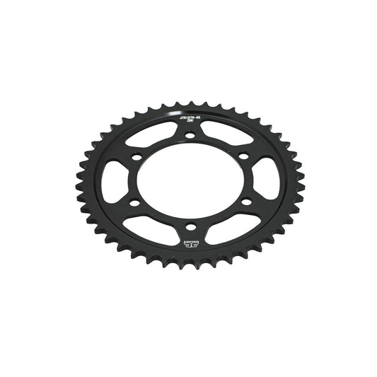 JT SPROCKETS JTR1876.45ZBK REAR REPLACEMENT SPROCKET 45 TEETH 525 PITCH NATURAL C49 HIGH CARBON STEEL JTR1876.45ZBK