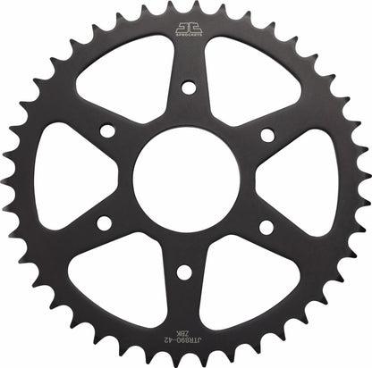 JT SPROCKETS JTR890.42ZBK REAR REPLACEMENT SPROCKET 42 TEETH 520 PITCH JTR890.42ZBK