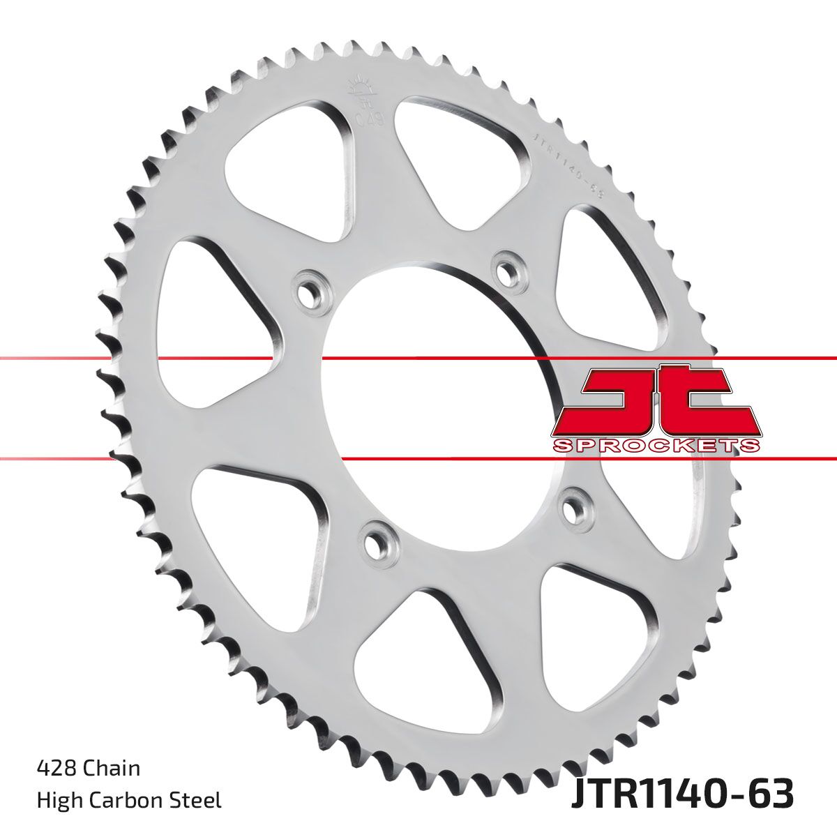 JT SPROCKETS SPROCKET REAR 428 63T JTR1140.63