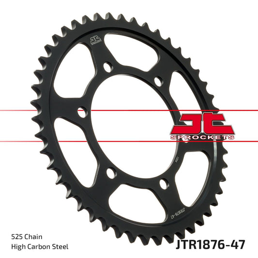 JT SPROCKETS SPROCKET REAR 47T 525 JTR1876.47