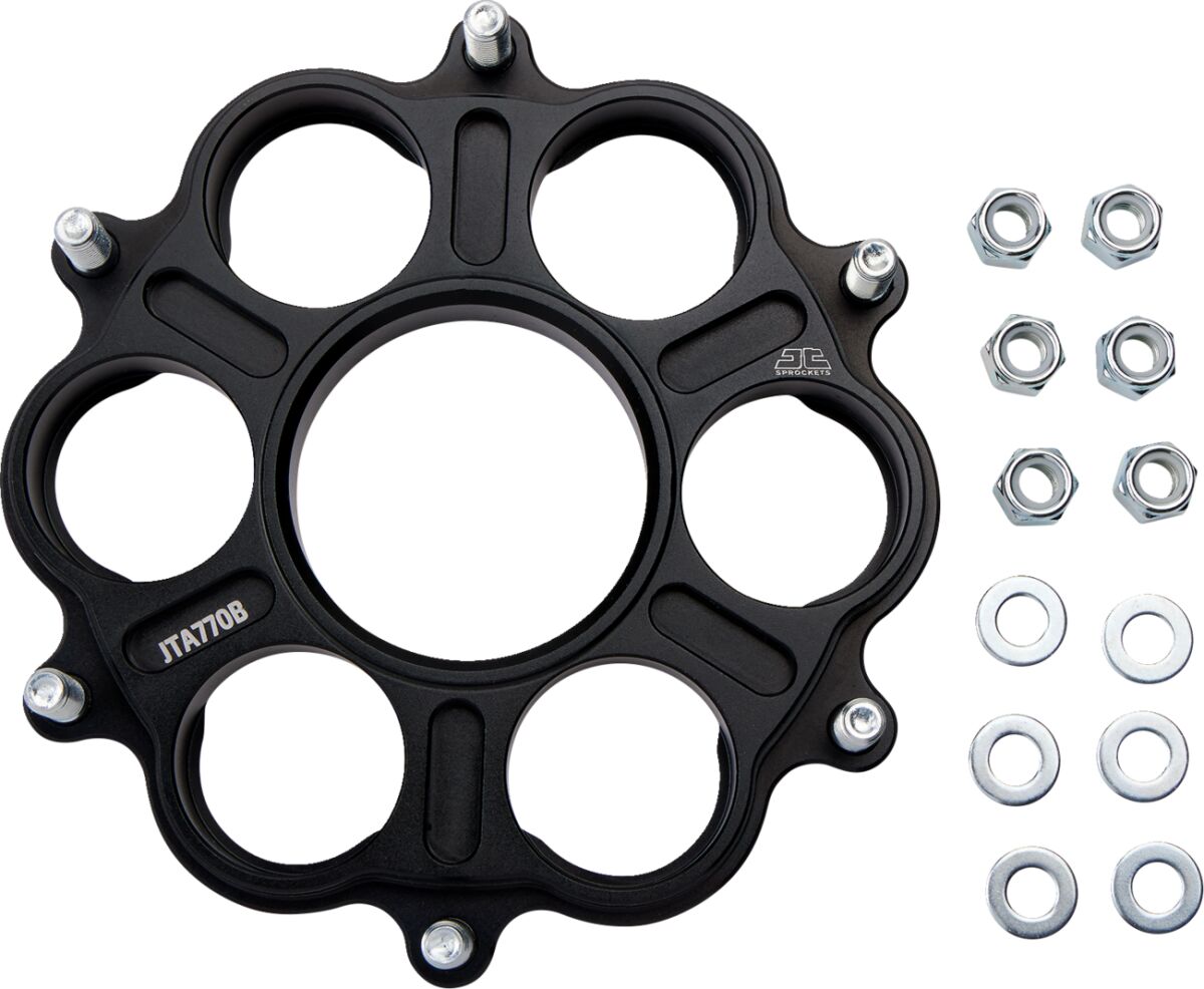 JT SPROCKETS REAR SPROCKET ADAPTER 39 & 41 TEETH 7075-T6 ALUMINIUM ALLOY NATURAL JTA770B