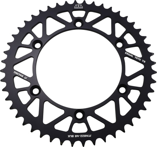 JT Sprockets Sprocket RL 48T 520 BLK JTA822.48BLK