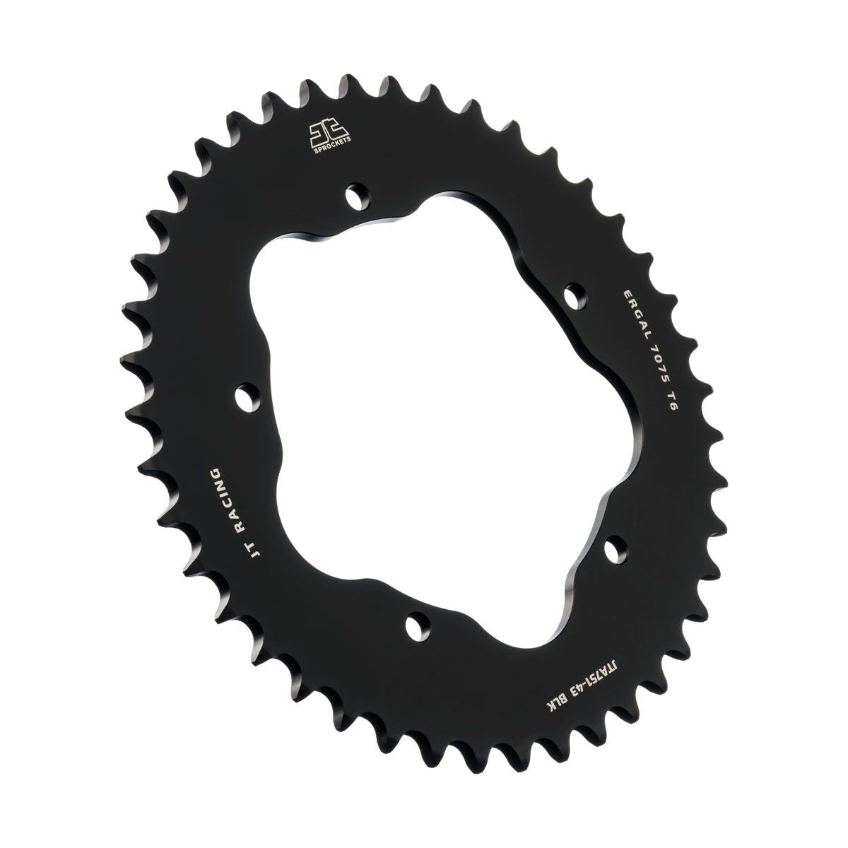 JT SPROCKETS SPROCKET REAR 43T 520 BLK - NE JTA751.43BLK