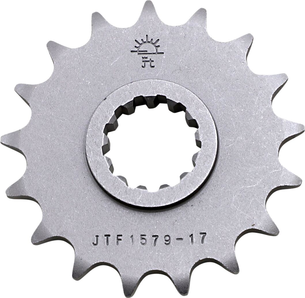 JT SPROCKETS JTF1579.17 FRONT REPLACEMENT SPROCKET 17 TEETH 520 PITCH NATURAL STEEL JTF1579.17
